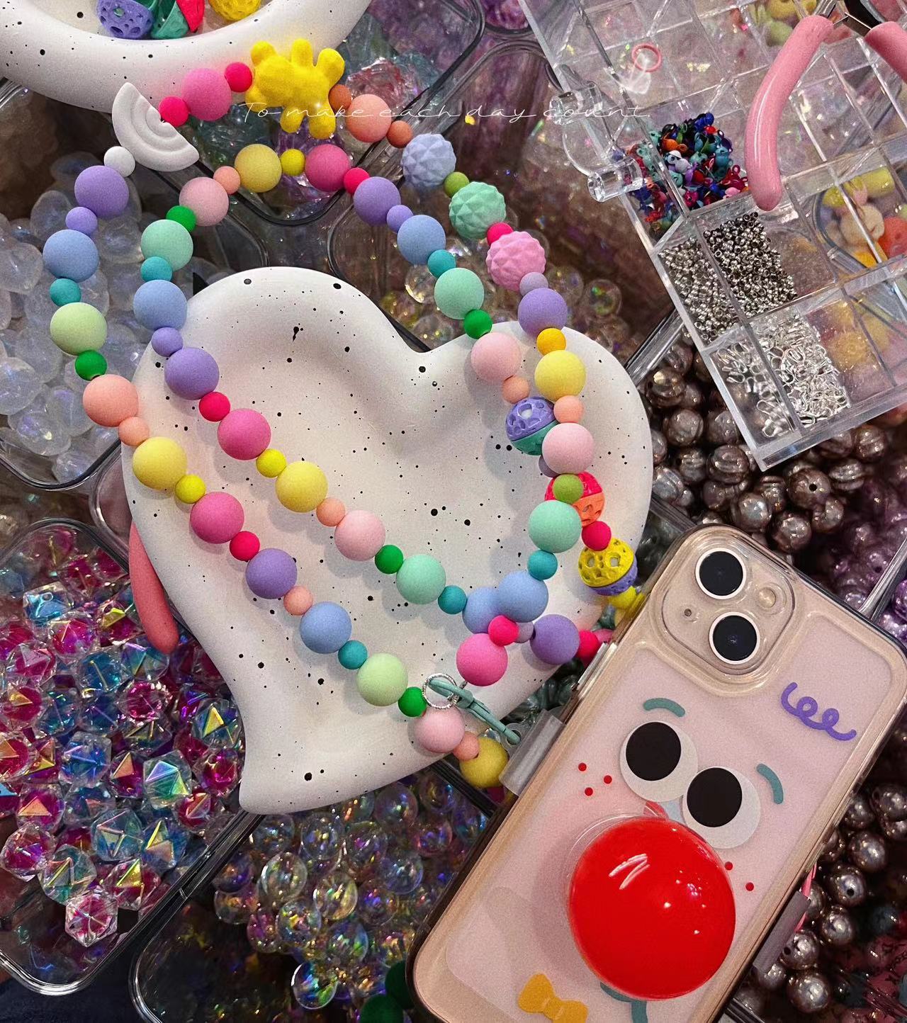 A+Hand Made New Design Brightern Colorful Rubber Touch Phone Strape/Lanyard
