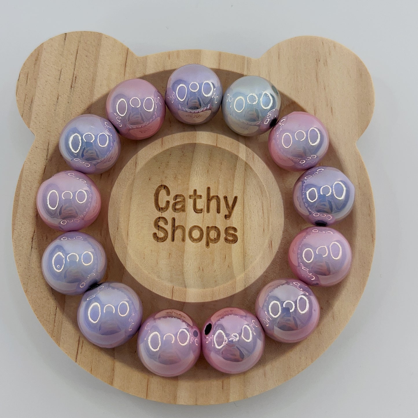 Customize Wooden Jewelry Tray Bracelet Display Stand Bead Pendant Showcase Multifunctional Bracelet Holder for Shop Brooch Earrings Countertop
