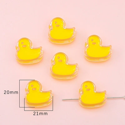 acrylic fruits/animal cute charm diy bag 200pcs